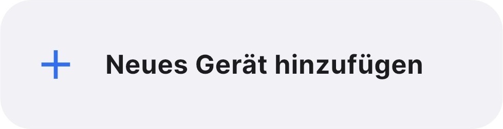 Neues Gerät hinzufügen