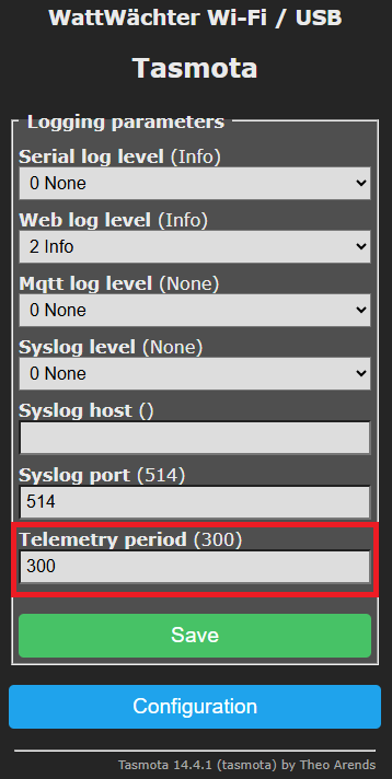 Telemetry Period